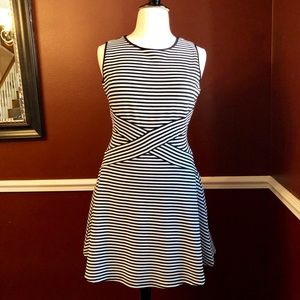 Trulli Women’s Size L Fit n Flare Striped Dress